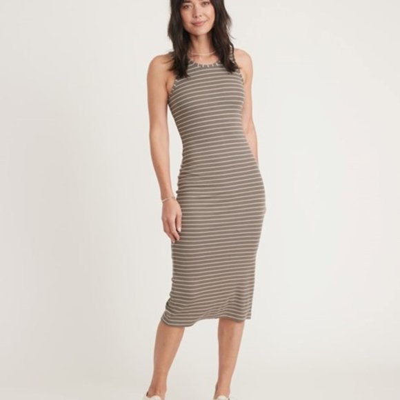Marine Layer Dresses & Skirts - Marine Layer Lexi Rib Daytime black & white dress